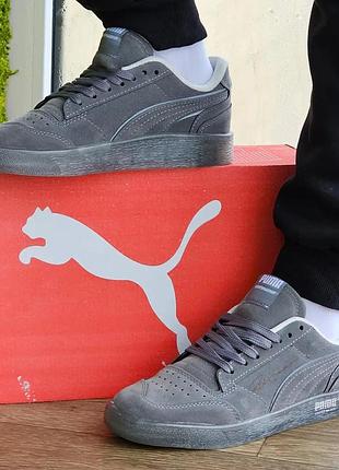 Кросівки чоловічі puma сірі замшеві пума (розміри: 41,43)