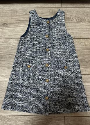 Сукня / сарафан твідовий від zara