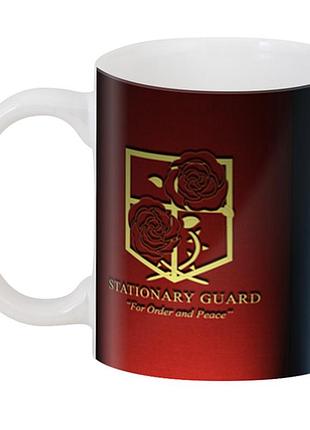 Кружка geek land белая атака титанов attack on titan regiments полки at.02.37
