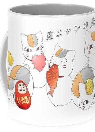 Кухоль geekland зошит дружби нацуме natsume yuujinchou ньянко-сенсей манливий кіт ny 02.018