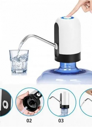 Электрическая аккумуляторная помпа для воды charging pump c60 белая