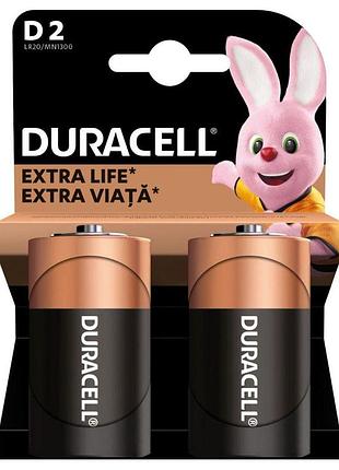 Батарейка duracell lr20/d power plus (2шт)
