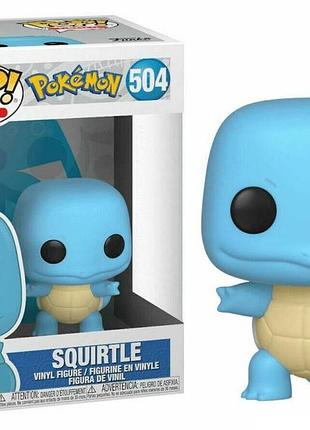 Фигурка funko pop фанко поп покемоны сквиртл pokemon go squirtle 10 см game p s 504