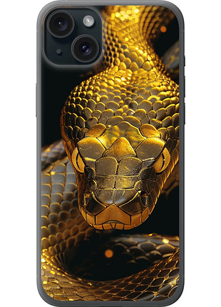 Чохол на iphone 15 plus golden snake "6072u-3097-851"