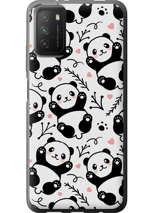 Чохол на xiaomi poco m3 панди "4318u-2200-851"