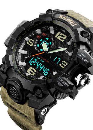 Skmei 1155 black-khaki 3