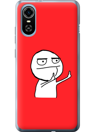 Чохол на zte blade a31 plus мем "4578u-2637-851"