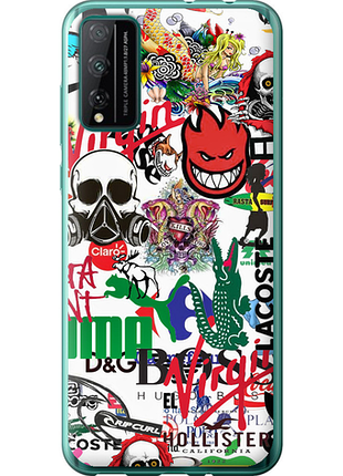 Чохол на huawei honor play 4t pro many different logos "4022u-1914-851"