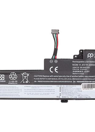 Акумулятор powerplant для ноутбуків lenovo thinkpad t480 (01av421) 11.4v 2000mah