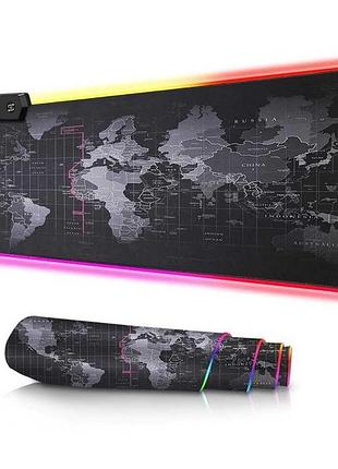Ігрова поверхня з rgb-підсвіткою feeltouch 800 x 300 мм black