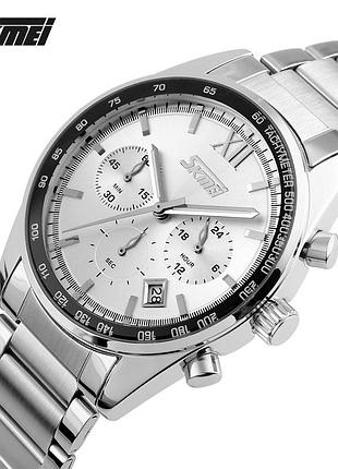 Skmei 9096si silver 3