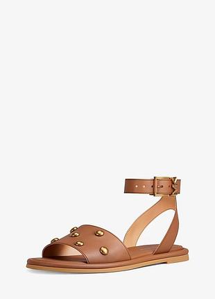 Босоніжки шкіряні сандалі michael kors rosetta studded leather sandal
