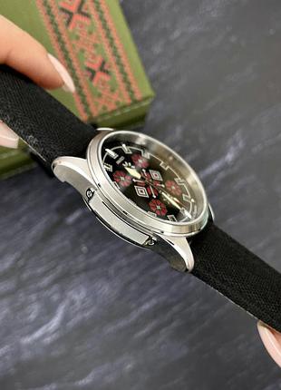 Awarder embroidery silver-red black battery 10atm 7