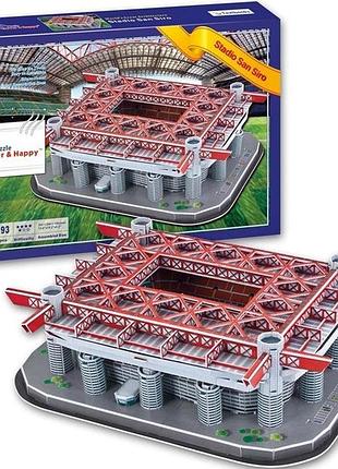 Стадион сан-сиро. огромные 3d пазлы "stadіo san siro" трехмерный конструктор-головоломка