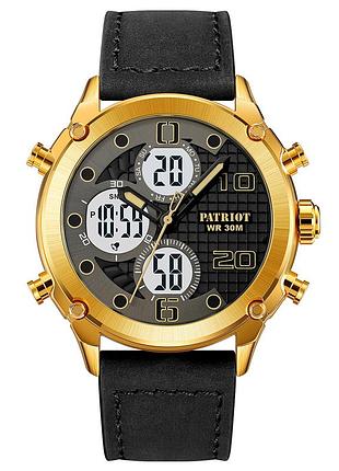 Patriot 017lgdwt gold-white leather