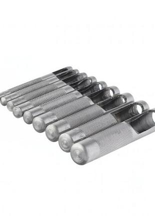 Набор просечек, 9 ед., 3-12 мм intertool ht-0239 3