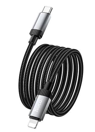 Кабель hoco x117 star pd27w charging data cable ip black 3
