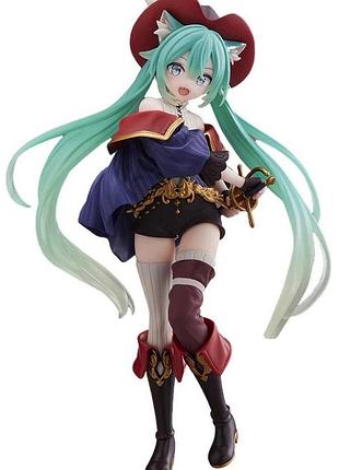 Фігурка taito hatsune miku cat wearing boots хацуне міку 20 см t hm cwb