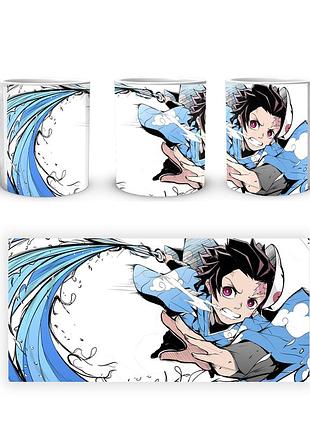 Кружка geekland kimetsu no yaiba клинок, рассекающий демонов танджиро ky 002.11