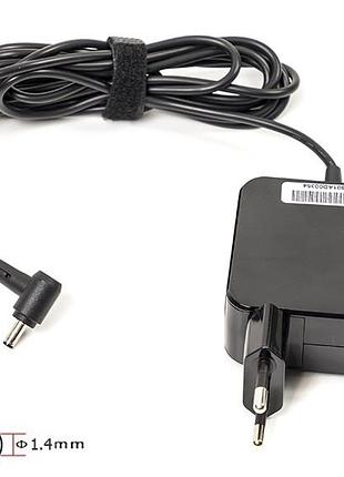 Блок питания для ноутбуков powerplant asus 220v, 19v 45w 2.37a (4.0*1.4) wall mount