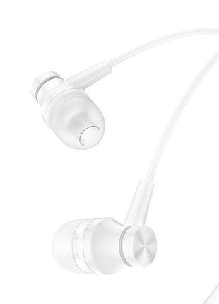 Навушники дротові borofone bm67 (3.5mm) white