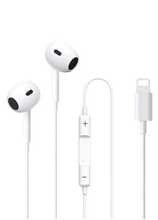 Проводные наушники "remax wired earphones for music and call rm-570/a/i" ip-white