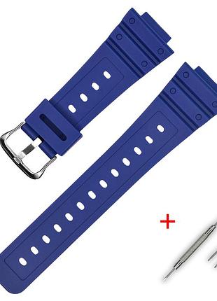 Ремінець для casio g-shock dw-5600 blue si
