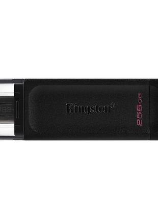 Флеш-накопитель kingston usb 3.2 dt 70 256gb type-c
