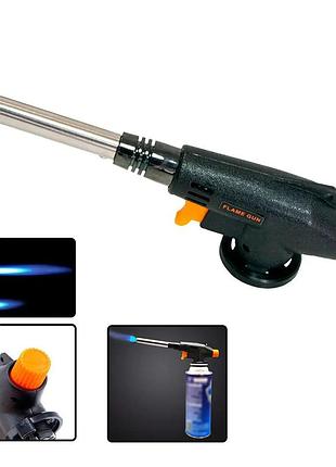 Газовая горелка с пьезоподжигом сyclone flame gun 930 кондитерская горелка под баллон, фломбер