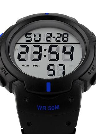 Skmei 1068bu black-blue 3