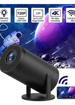 Портативный 4k uhd мини-проектор magcubic hy300 черный android 12 с поддержкой wi-fi bluetooth