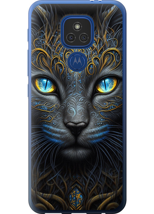 Чохол на motorola e7 plus кішка "5548u-2107-851"