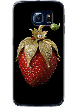 Чехол на samsung galaxy s6 edge g925f клубника v3 "5638u-83-851"