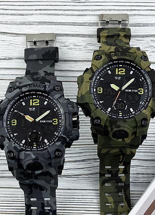Skmei 1155b military gray 5