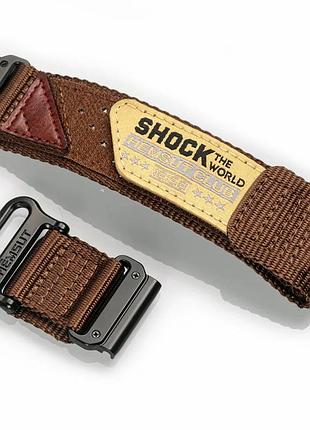 Ремінець для годинника hemsut hga142 shock the world garmin brown 26 mm