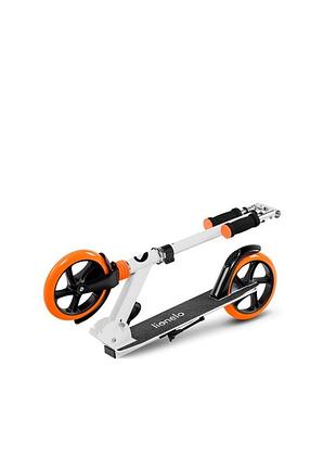 Детский самокат lionelo luca white orange 3