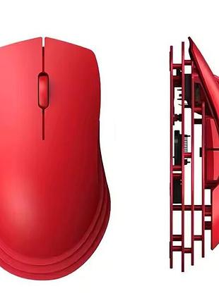 Attack shark мышь беспроводная игровая ajazz kryptonite shadow m259,paw3395, 26000 dpi 2,4g+bluetooth red
