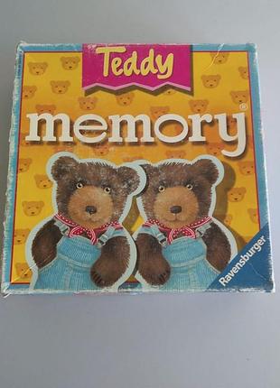 Настольная игра ravensburger teddy memory (мемори мишки)