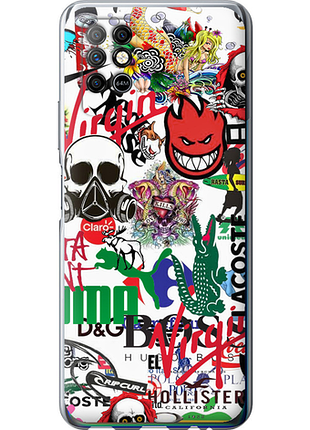 Чохол на infinix note 8 many different logos "4022u-2710-851"