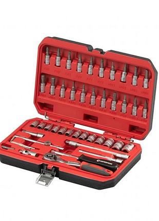 Набір інструментів 1/4" 48ед intertool et-9048 у кейсі
