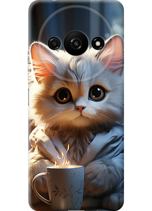 Чохол на xiaomi redmi a3 білий кіт "5646u-3657-851"