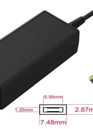 Блок живлення до ноутбука lenovo 12v 3a 36w square tip 7.50x2.89mm (no pin) (noname (b)) 3 міс.гар.