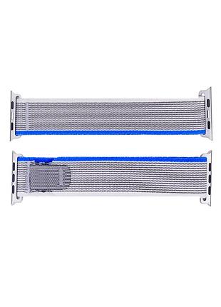 Нейлоновый ремешок 42/44 мм blue-gray