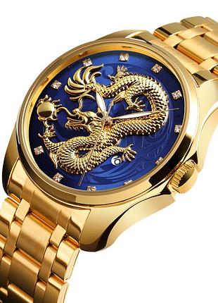 Skmei 9193gdbu gold-blue 2