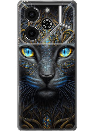 Чохол на tecno pova 6 pro кішка "5548u-3689-851"