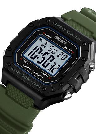 Skmei 1496ag army green 2