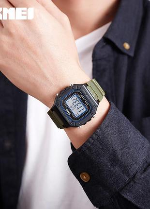 Skmei 1496ag army green 3