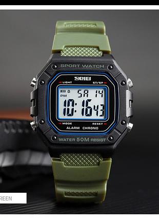 Skmei 1496ag army green 4
