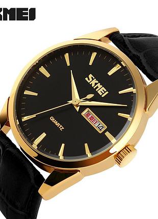Skmei 9073gdbk-b gold-black men 2
