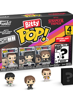 Фігурка bitty pop! дуже дивні справи stranger things 4 pack 2,5 см bpb st fp 02